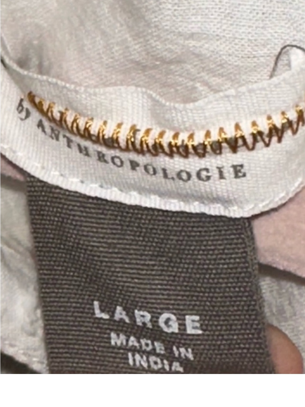 Anthropologie White Blouse - Picture 6 of 6